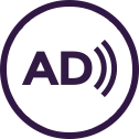 The audio description logo